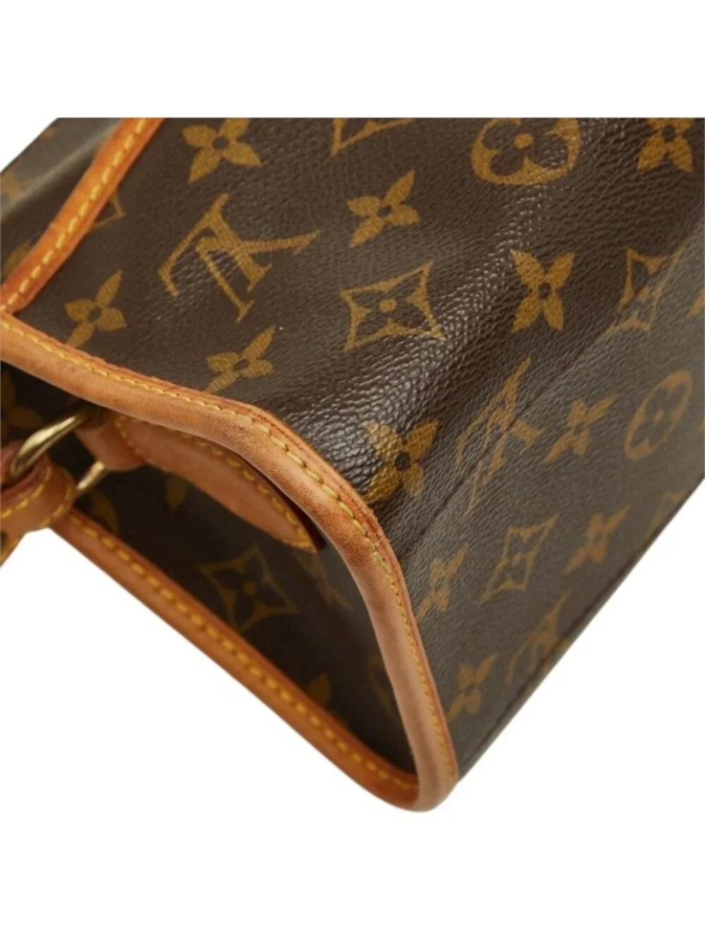 Louis Vuitton Monogram Popincourt Long Crossbody Shoulder Bag Brown Leather